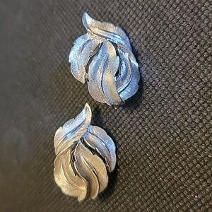 Trifari clip earrings